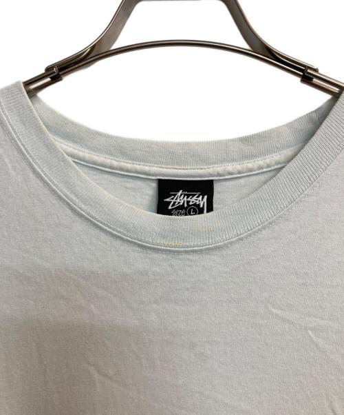stussy（ステューシー）stussy (ステューシー) 半袖カットソー ホワイト サイズ:Lの古着・服飾アイテム