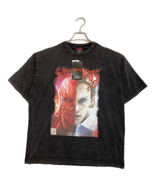 JUN（ジュン）JUN (ジュン) NETFLIX (ネットフリックス) ムービーTシャツ ブラック サイズ:Ｍの古着・服飾アイテム