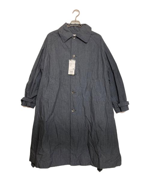 BEAMS BOY（ビームスボーイ）BEAMS BOY (ビームスボーイ) コットン ナイロン ミリタリー ステンカラー コート ネイビー サイズ:ＦＲＥＥの古着・服飾アイテム