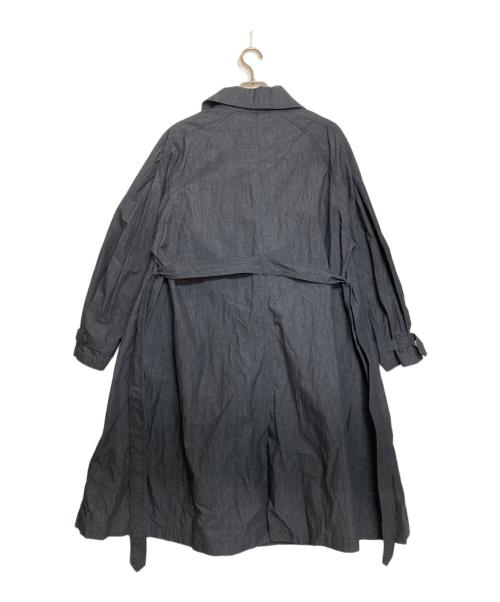 BEAMS BOY（ビームスボーイ）BEAMS BOY (ビームスボーイ) コットン ナイロン ミリタリー ステンカラー コート ネイビー サイズ:ＦＲＥＥの古着・服飾アイテム