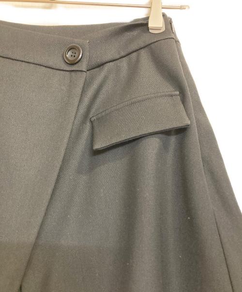 Bluelea（ブルレア）Bluelea (ブルレア) ラップミニスカート ブラック サイズ:38の古着・服飾アイテム