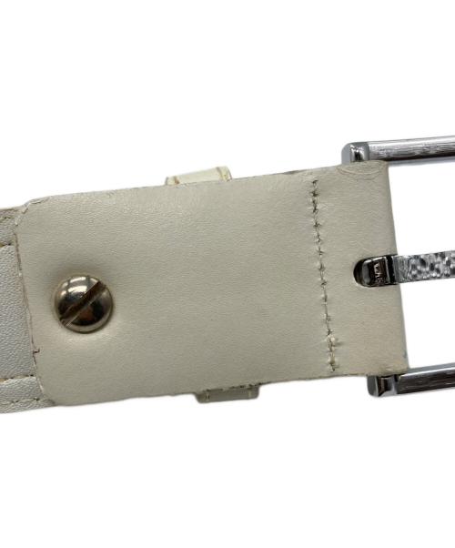 GUCCI（グッチ）GUCCI (グッチ) レザーベルト グリーン×レッドの古着・服飾アイテム