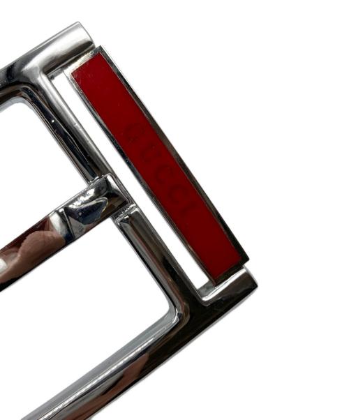 GUCCI（グッチ）GUCCI (グッチ) レザーベルト ブラックの古着・服飾アイテム