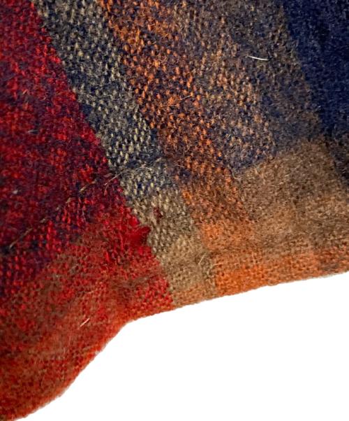 PENDLETON（ペンドルトン）PENDLETON (ペンドルトン) ウールオープンカラーシャツ ネイビー×レッド サイズ:Ｍの古着・服飾アイテム