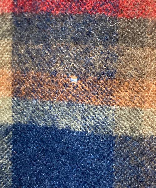 PENDLETON（ペンドルトン）PENDLETON (ペンドルトン) ウールオープンカラーシャツ ネイビー×レッド サイズ:Ｍの古着・服飾アイテム