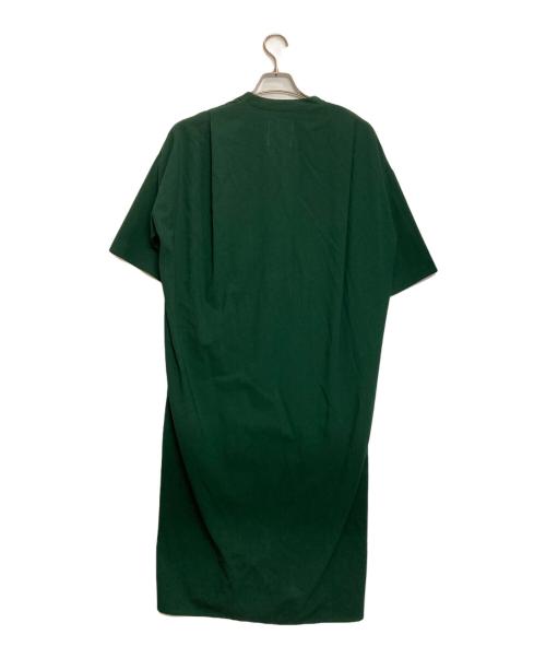 CLANE（クラネ）CLANE (クラネ) ショートスリーブコクーンワンピース グリーン サイズ:１の古着・服飾アイテム