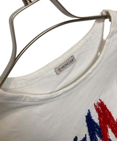 MONCLER（モンクレール）MONCLER (モンクレール) MAGLIA T-SHIRT ホワイト サイズ:ＸＸＬの古着・服飾アイテム