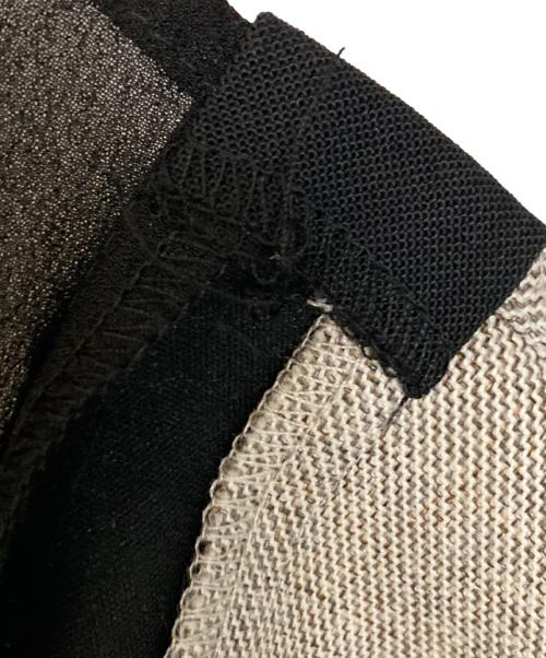 Snidel（スナイデル）Snidel (スナイデル) サイドプリーツバイカラーワンピ グレー×ブラック サイズ:00の古着・服飾アイテム