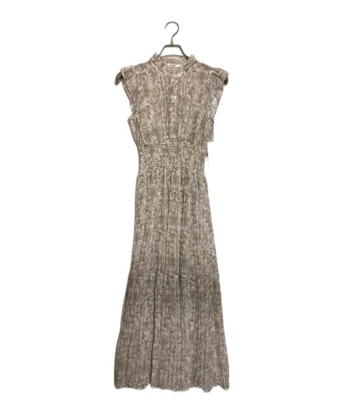 Snidel（スナイデル）Snidel (スナイデル) Sustainable20周年プリントワンピース ベージュ×ホワイトの古着・服飾アイテム