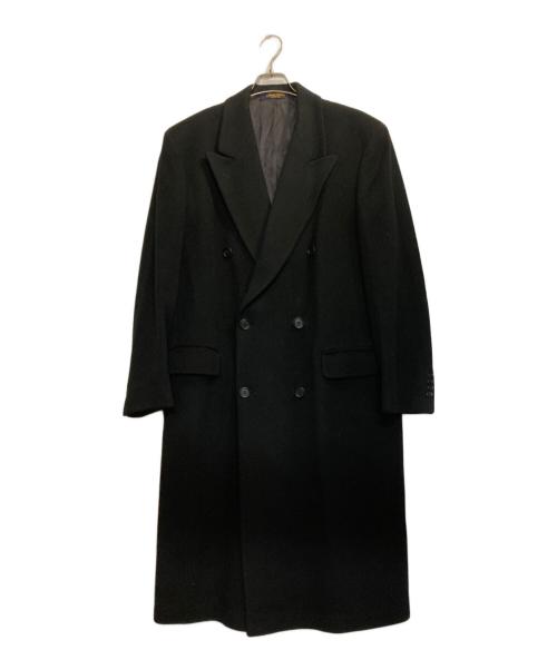 BROOKS BROTHERS（ブルックスブラザーズ）BROOKS BROTHERS (ブルックスブラザーズ) ウールカシミヤダブルチェスターロングコート ブラック サイズ:記載なしの古着・服飾アイテム