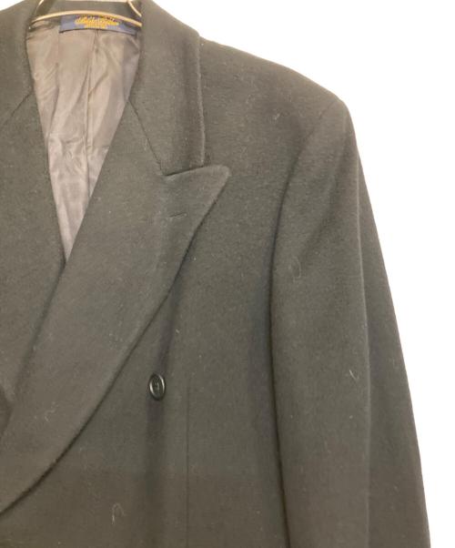 BROOKS BROTHERS（ブルックスブラザーズ）BROOKS BROTHERS (ブルックスブラザーズ) ウールカシミヤダブルチェスターロングコート ブラック サイズ:記載なしの古着・服飾アイテム