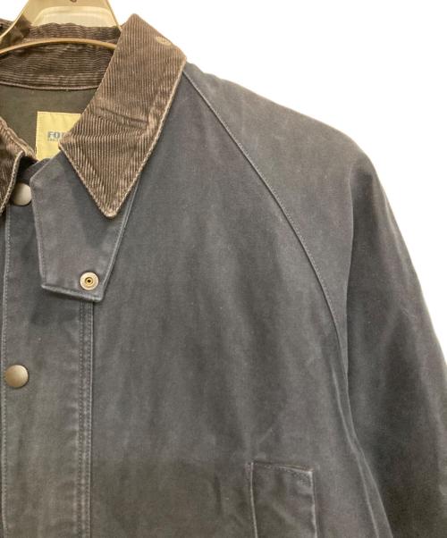 F.O.B FACTORY（エフオービー ファクトリー）F.O.B FACTORY (エフオービー ファクトリー) モールスキン ライディング ジャケット ネイビー サイズ:Ｌの古着・服飾アイテム