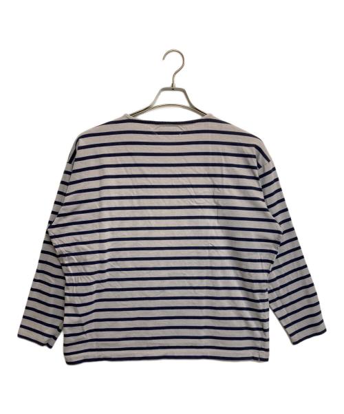 AUBERGE（オーベルジュ）AUBERGE (オーベルジュ) ボーダーカットソー ネイビー×グレー サイズ:40の古着・服飾アイテム