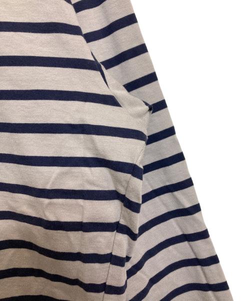 AUBERGE（オーベルジュ）AUBERGE (オーベルジュ) ボーダーカットソー ネイビー×グレー サイズ:40の古着・服飾アイテム