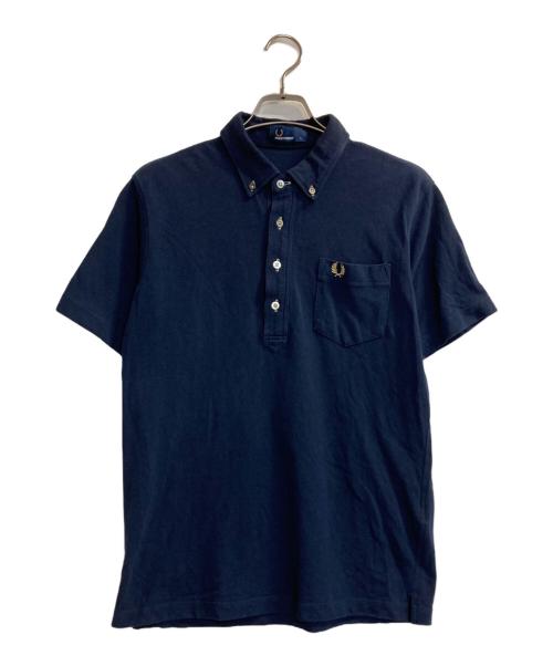 FRED PERRY（フレッドペリー）FRED PERRY (フレッドペリー) ボタンダウンポロシャツ ネイビー サイズ:Ｌの古着・服飾アイテム