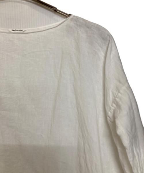 Veritecoeur（ヴェリテクール）Veritecoeur (ヴェリテクール) リネンワイドブラウス ホワイト サイズ:ＦＲＥＥの古着・服飾アイテム