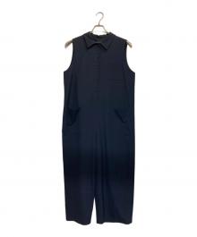 mizuiro-ind（ミズイロインド）の古着「ノースリーブオールインワン」｜ネイビー