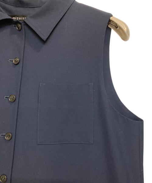 mizuiro-ind（ミズイロインド）mizuiro-ind (ミズイロインド) ノースリーブオールインワン ネイビー サイズ:記載なしの古着・服飾アイテム