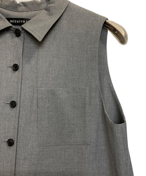 mizuiro-ind（ミズイロインド）mizuiro-ind (ミズイロインド) ノースリーブオールインワン グレー サイズ:記載なしの古着・服飾アイテム