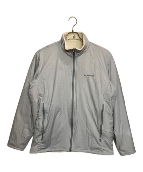 mont-bell（モンベル）mont-bell (モンベル) クリマエア リバーシブル ジャケット グレー×ホワイト サイズ:ＸＬの古着・服飾アイテム