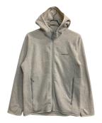 mont-bellモンベル）の古着「クリマプラス100 ウォームアップパーカ」｜アイボリー