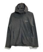 mont-bellモンベル）の古着「クリマプラス100 ウォームアップパーカ」｜グレー