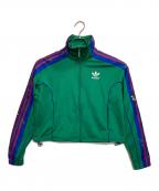 adidasアディダス）の古着「トラックジャケット」｜グリーン