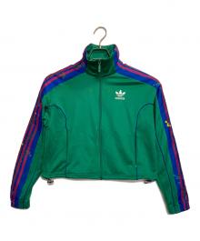 adidas（アディダス）の古着「トラックジャケット」｜グリーン