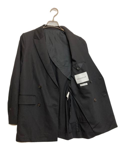 DEPAREILLE（デパリエ）DEPAREILLE (デパリエ) ダブルジャケット ブラック サイズ:36の古着・服飾アイテム