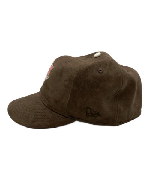 New Era（ニューエラ）New Era (ニューエラ) スエードライクキャップ ピンク×ブラウン サイズ:7 3/8の古着・服飾アイテム