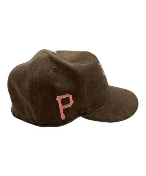 New Era（ニューエラ）New Era (ニューエラ) スエードライクキャップ ピンク×ブラウン サイズ:7 3/8の古着・服飾アイテム
