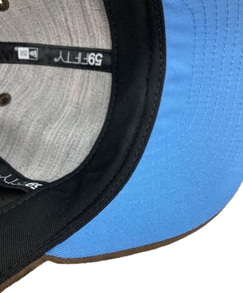 New Era（ニューエラ）New Era (ニューエラ) スエードライクキャップ ピンク×ブラウン サイズ:7 3/8の古着・服飾アイテム