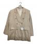ALEXIA STAM（アリシアスタン）の古着「リネンレーヨンジャケット」｜ベージュ