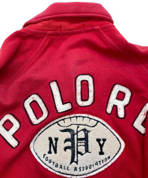 POLO RALPH LAUREN（ポロ・ラルフローレン）POLO RALPH LAUREN (ポロ・ラルフローレン) インディアンモチーフスウェットスタジャン レッド サイズ:ＸＸＬの古着・服飾アイテム