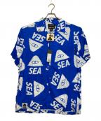 POLeR×WIND AND SEAポーラー×ウィンダンシー）の古着「WDS-C-PLR-ALOHASH」｜ブルー