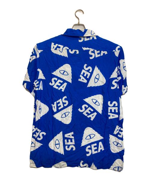 POLeR（ポーラー）POLeR (ポーラー) WIND AND SEA (ウィンダンシー) WDS-C-PLR-ALOHASH ブルー サイズ:Ｌの古着・服飾アイテム