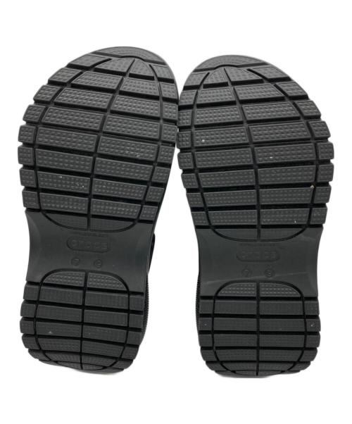 crocs（クロックス）crocs (クロックス) デコレーションサンダル ブラック サイズ:9の古着・服飾アイテム