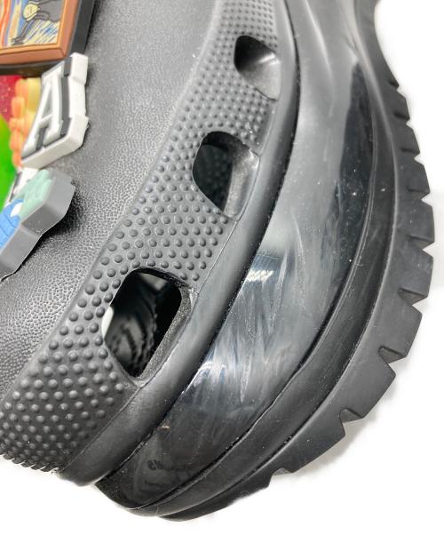 crocs（クロックス）crocs (クロックス) デコレーションサンダル ブラック サイズ:9の古着・服飾アイテム