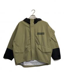 NEW BALANCE（ニューバランス）の古着「パッカブル ライトジャケット」｜ブラック×カーキ