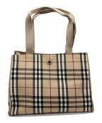 BURBERRY LONDONバーバリーロンドン）の古着「ノバチェックトートバッグ」｜アイボリー