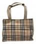 BURBERRY LONDON (バーバリーロンドン) ノバチェックトートバッグ アイボリー：15000円