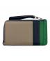 LOEWE (ロエベ) パズル コインカードホルダー グリーン×ベージュ：20000円