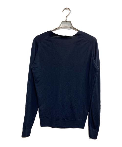 JOHN SMEDLEY（ジョンスメドレー）JOHN SMEDLEY (ジョンスメドレー) ハイゲージカーディガン ネイビー サイズ:Mの古着・服飾アイテム