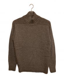 AUBERGE（オーベルジュ）の古着「スタンドネックニット」｜ブラウン
