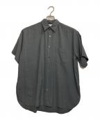MARKAWAREマーカウェア）の古着「COMFORT FIT SHIRT S/S SUPER120s WOOL TROPICAL」｜グレー
