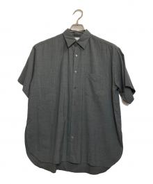 MARKAWARE（マーカウェア）の古着「COMFORT FIT SHIRT S/S SUPER120s WOOL TROPICAL」｜グレー