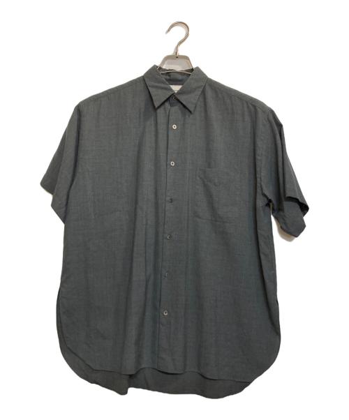 MARKAWARE（マーカウェア）MARKAWARE (マーカウェア) COMFORT FIT SHIRT S/S SUPER120s WOOL TROPICAL グレー サイズ:1の古着・服飾アイテム