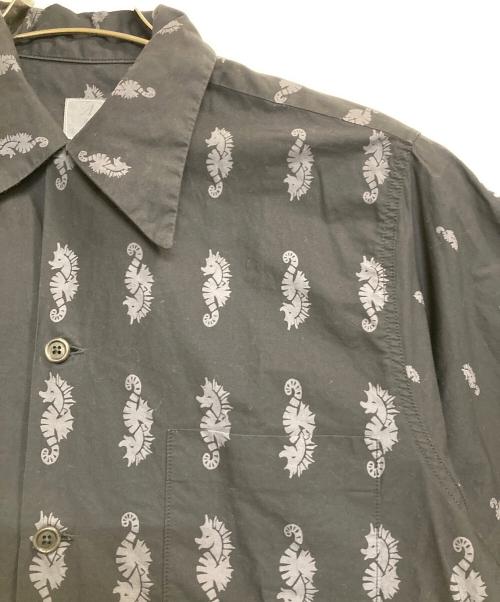 ANATOMICA（アナトミカ）ANATOMICA (アナトミカ) HAWAIIAN SHIRT SEAHORSE / シーホース柄ハワイアンシャツ ブラック サイズ:Ｓの古着・服飾アイテム