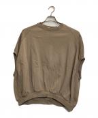 COGTHEBIGSMOKEコグザビッグスモーク）の古着「フレンチテリー ワイド スウェットシャツ BROOKLYN SWEATSHIRT」｜ベージュ