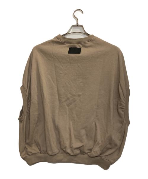 COGTHEBIGSMOKE（コグザビッグスモーク）COGTHEBIGSMOKE (コグザビッグスモーク) フレンチテリー ワイド スウェットシャツ BROOKLYN SWEATSHIRT ベージュ サイズ:記載なしの古着・服飾アイテム